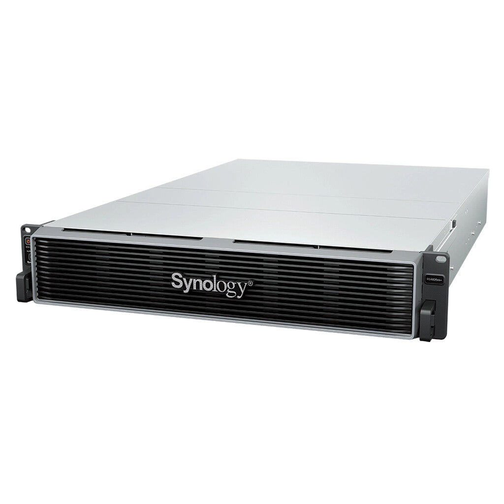 Synology RackStation RS4826XS+ NAS/storage server Rack (2U) Intel® Xeon® D-1739 16 GB DDR4 Black, Silver