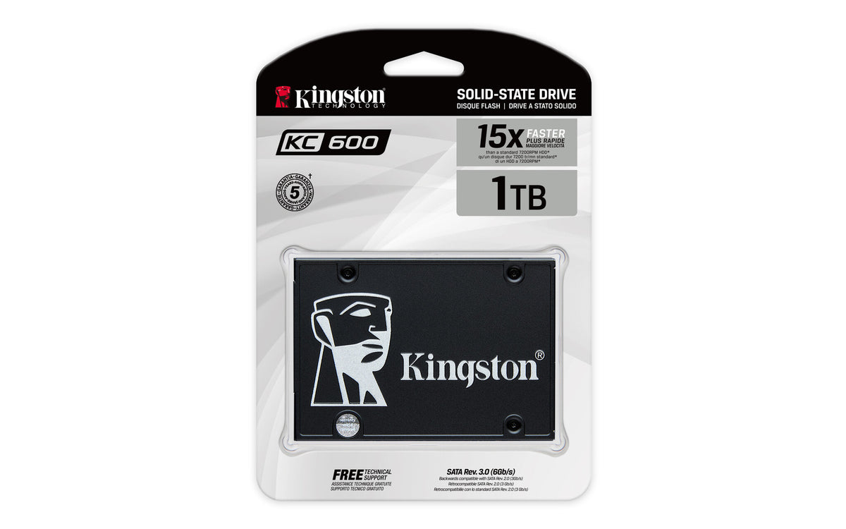 Kingston Technology 1024G SSD KC600 SATA3 2.5"