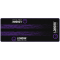 LORGAR RX1FM, Sim Racing Floor Mat Advanced, Stitched edge, 1,700X700X3 mm, Black/purple