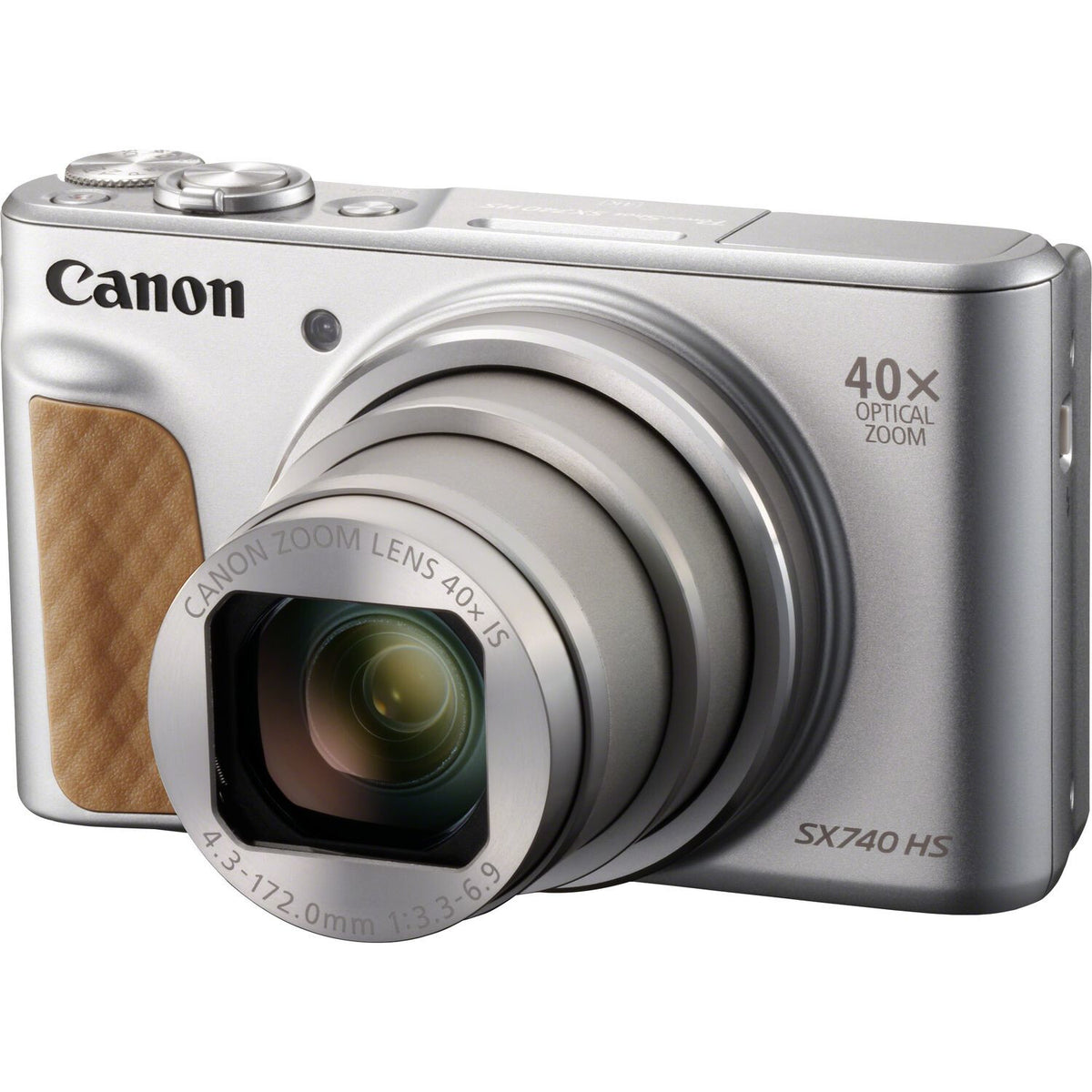 Canon PowerShot SX740 HS 1/2.3" Compact camera 20.3 MP CMOS 5184 x 3888 pixels Brown, Silver