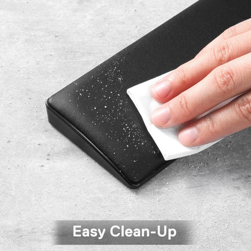 REDRAGON METEOR L wrist rest Leatherette, Memory foam, Plastic, Rubber, Synthetic Black