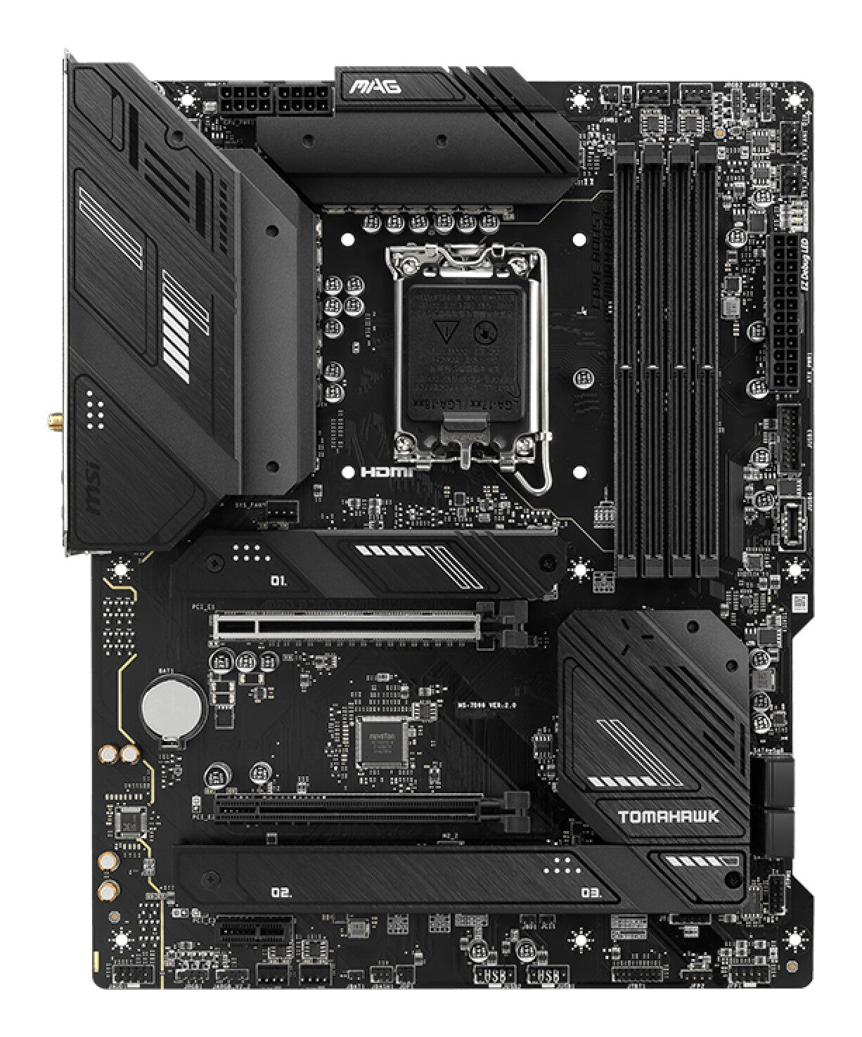 MSI MAG B760 TOMAHAWK WIFI motherboard LGA 1700 ATX