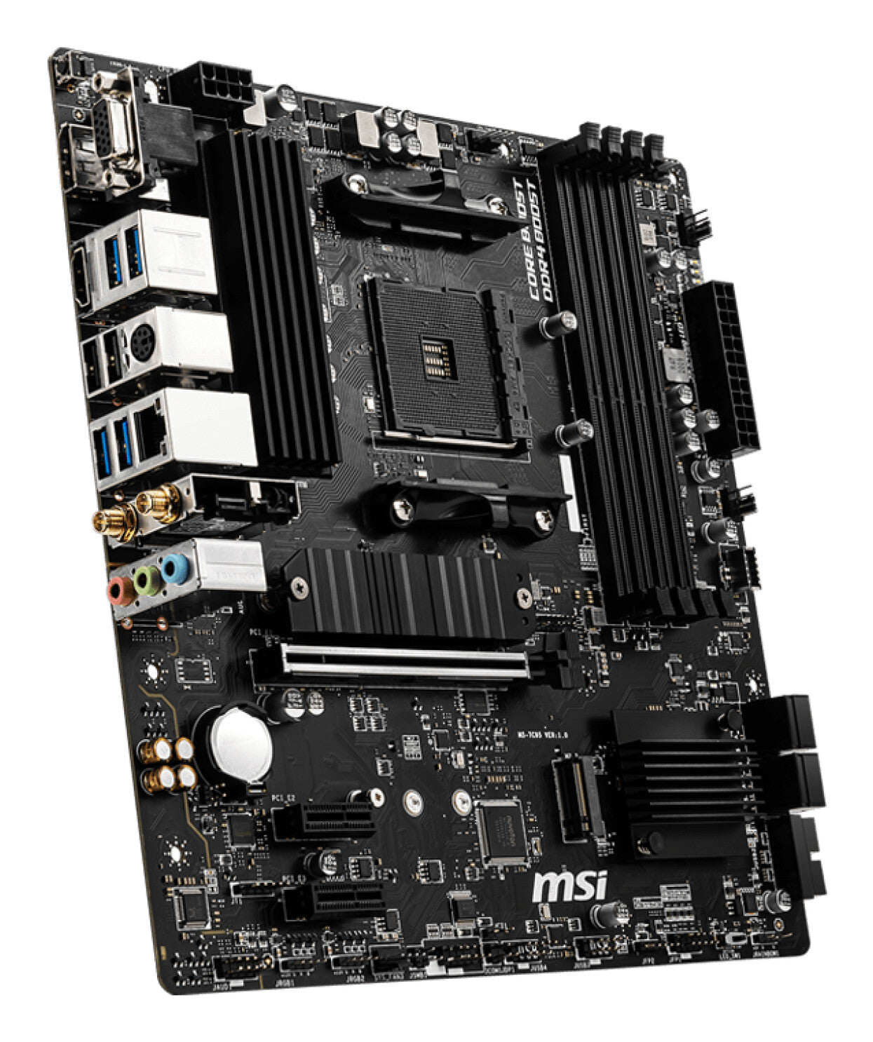 MSI B550M PRO-VDH WIFI motherboard AMD B550 Socket AM4 micro ATX