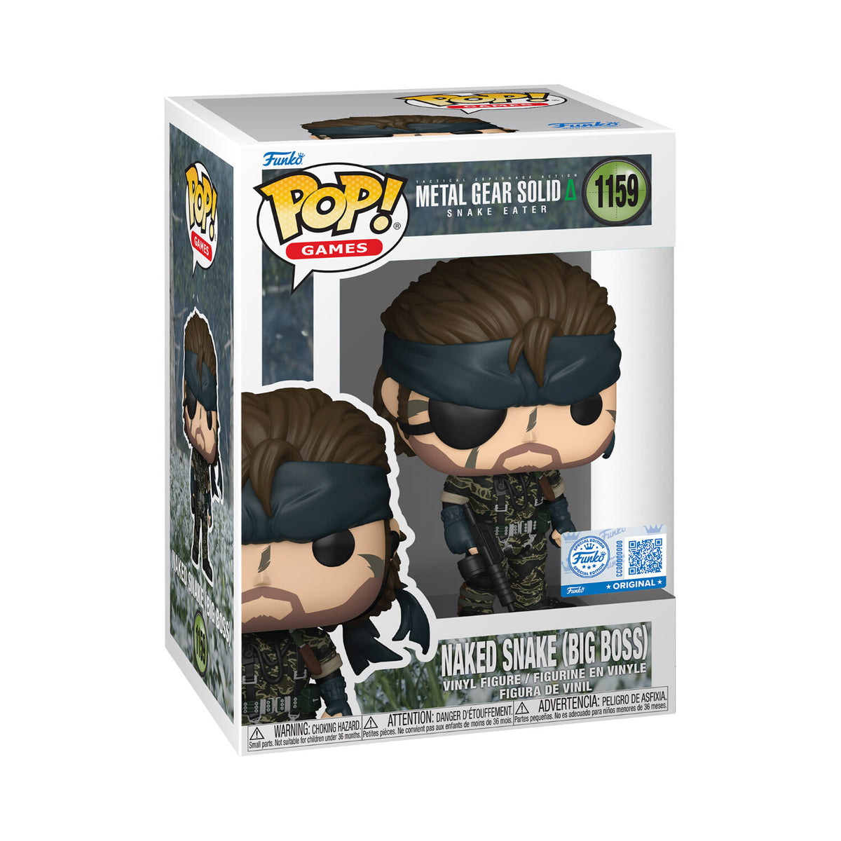 Funko Pop! Games: METAL GEAR SOLID : SNAKE EATER - Naked Snake (Big Boss)(Special Edition)