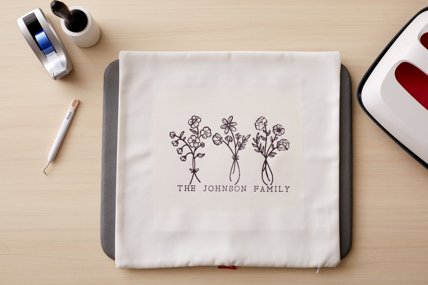 Cricut Pillow Cover Blank White Polyester