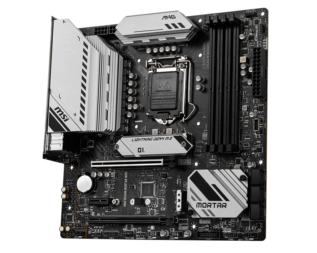 MSI MAG B560M MORTAR WIFI motherboard Intel B560 LGA 1200 (Socket H5) micro ATX
