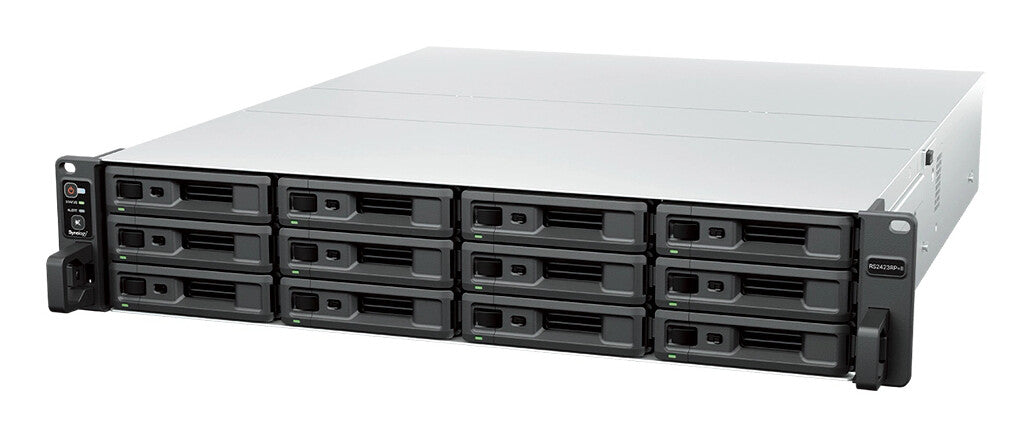 Synology RackStation RS2423RP+II NAS Rack (2U) AMD Ryzen V1780B 8 GB DDR4 0 TB DiskStation Manager Black