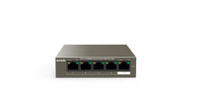 Tenda TEF1105P-4-63W Unmanaged Fast Ethernet (10/100) Power over Ethernet (PoE) Black