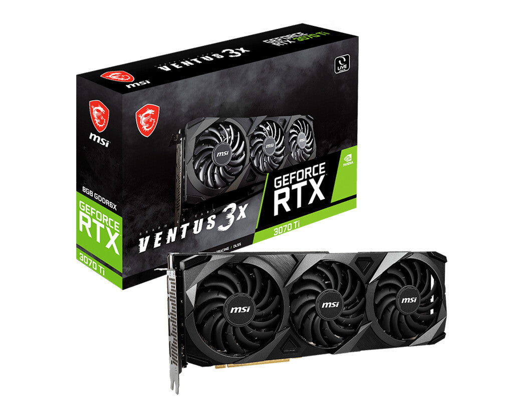 MSI VENTUS GeForce RTX 3070 Ti 3X 8G NVIDIA 8 GB GDDR6X