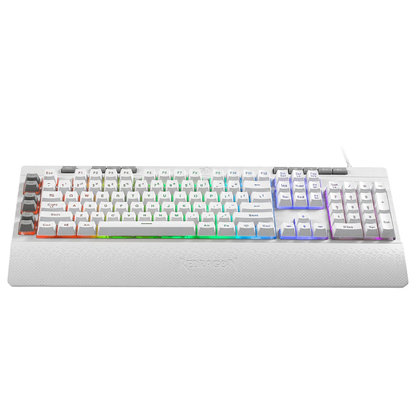 REDRAGON K512W-RGB Shiva keyboard USB White