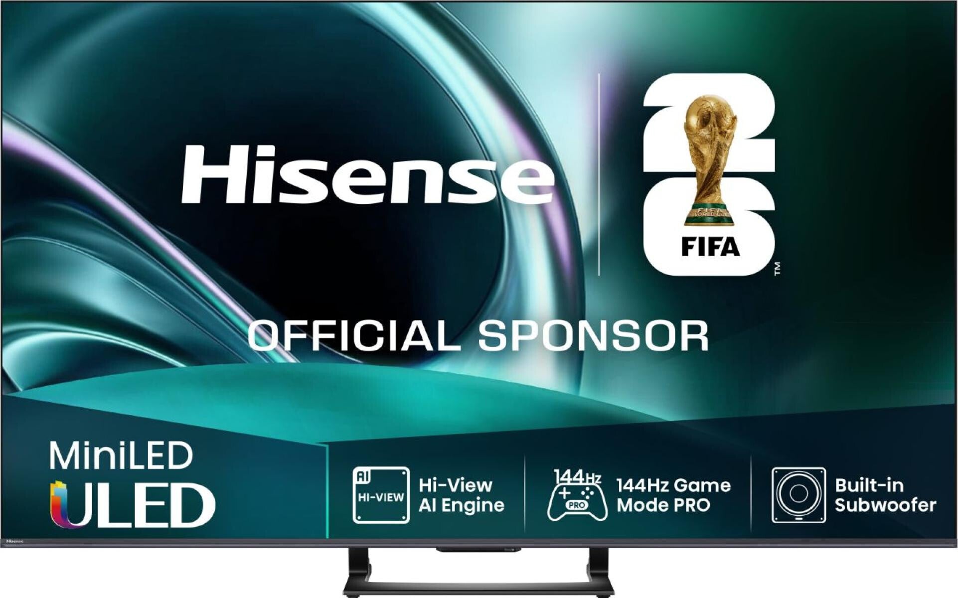Hisense 75U7Q 190.5 cm (75") 4K Ultra HD Smart TV Wi-Fi Black 450 cd/m²