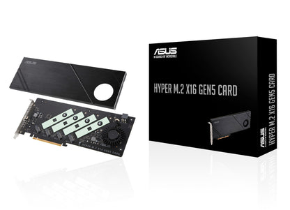 ASUS Hyper M.2 x16 Gen5 Card interface cards/adapter Internal