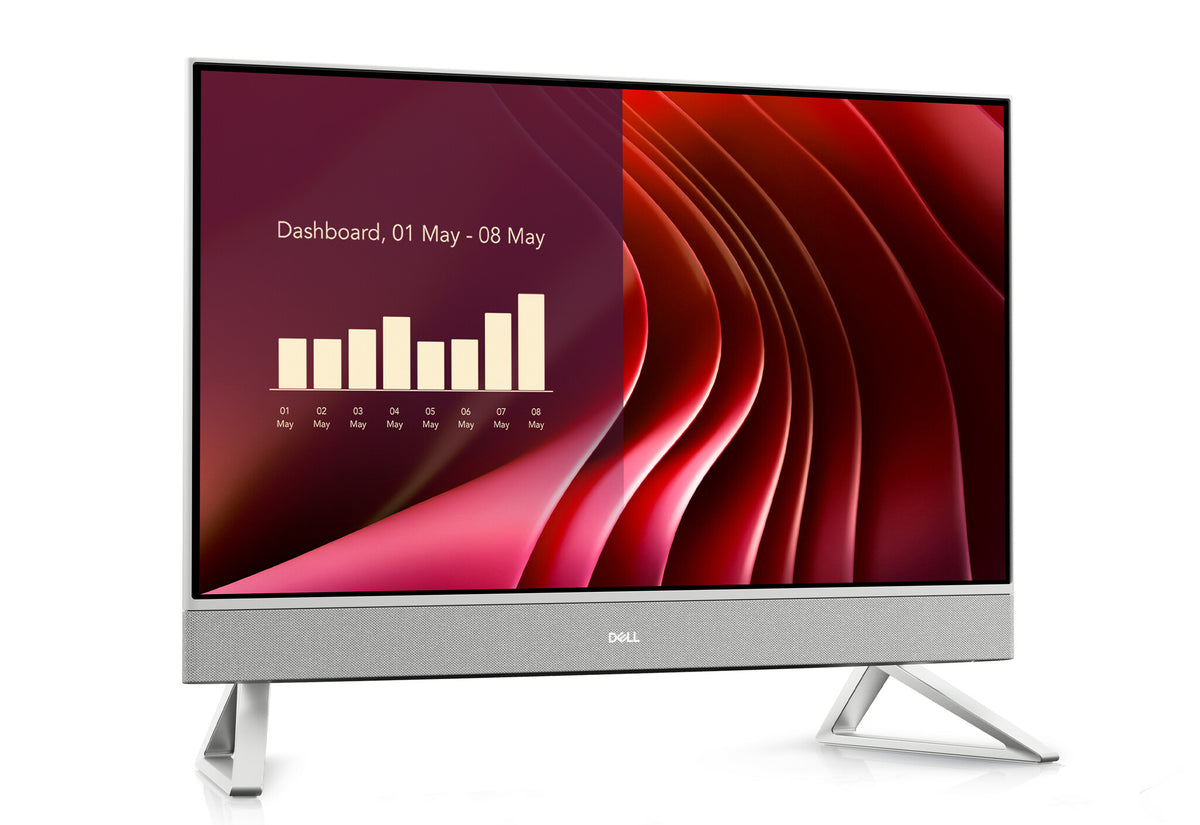 DELL EC24250 Intel® Core™ i5 i5-1334U 60.5 cm (23.8") 1920 x 1080 pixels All-in-One PC 16 GB DDR5-SDRAM 512 GB SSD Windows 11 Home Wi-Fi 6E (802.11ax) White