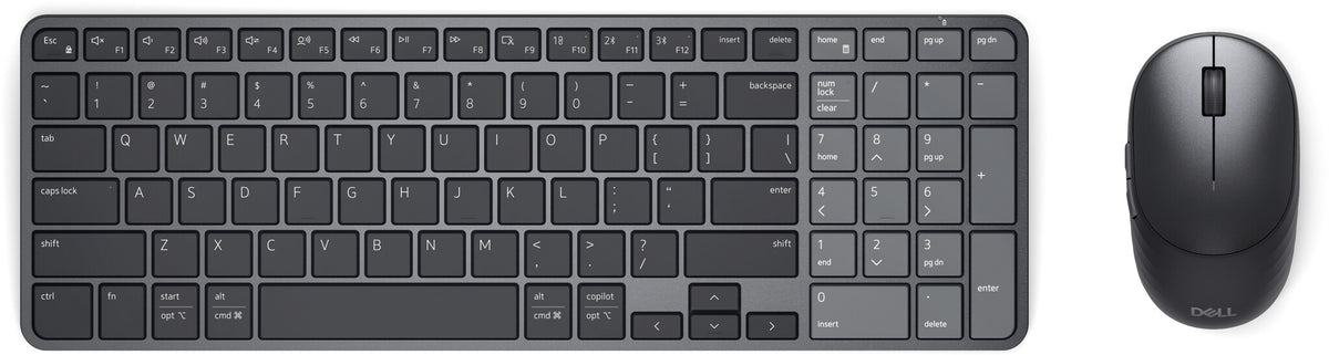 DELL Pro 7 KM746 keyboard Mouse included Universal RF Wireless + Bluetooth QWERTY US International Graphite