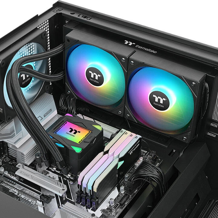 Thermaltake LA240 ARGB Motherboard Liquid cooling kit 12 cm Black 1 pc(s)