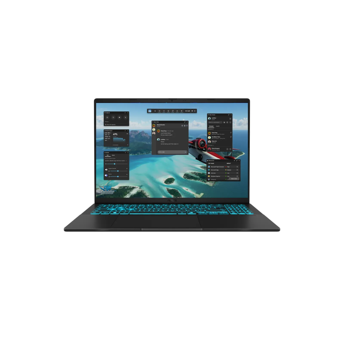 Asus Vivobook 16-inch Gaming Laptop | Core 7-240H | RTX 5050 | 16GB DDR5 | 1TB SSD | Windows 11 Pro