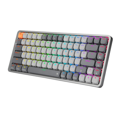 REDRAGON K652GG-RGB-PRO Azure keyboard USB + RF Wireless + Bluetooth Grey