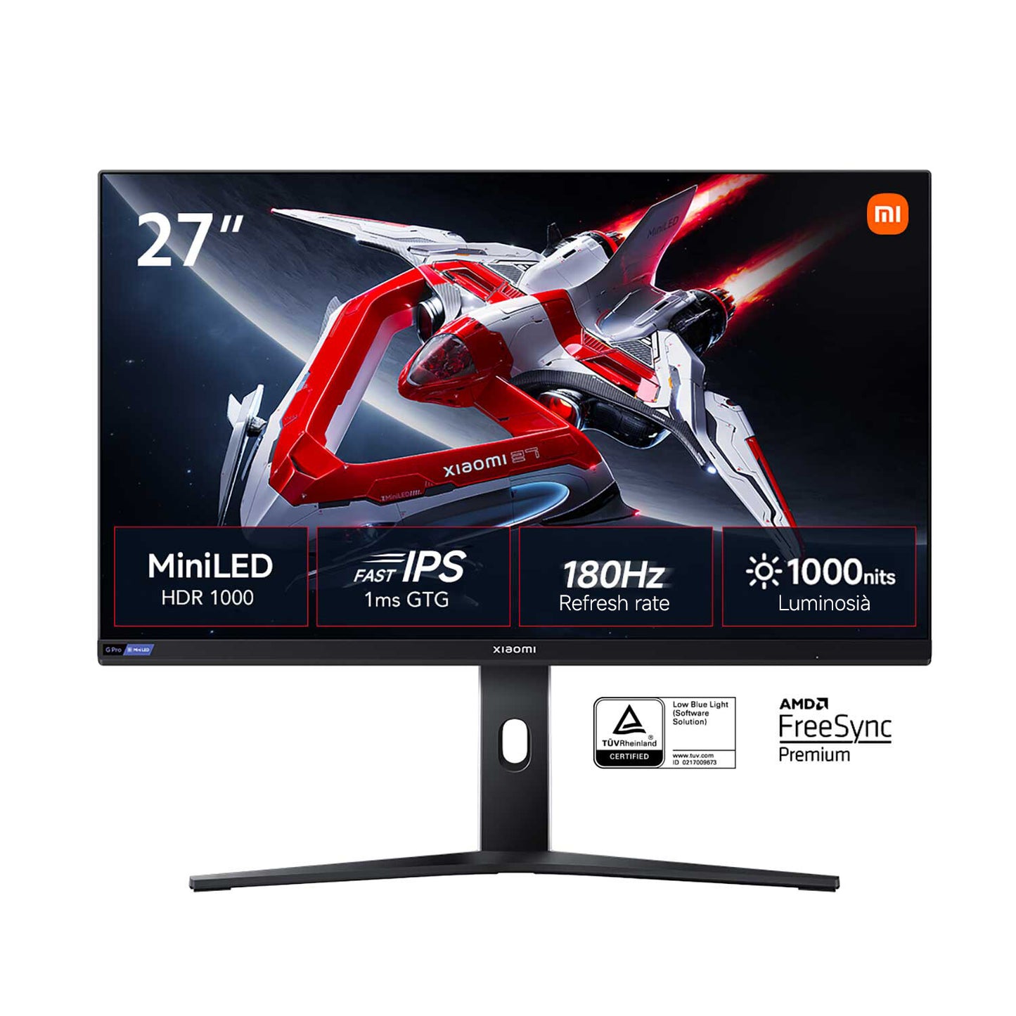 Xiaomi Monitor G27 Pro computer monitor 68.6 cm (27") 2560 x 1440 pixels Wide Quad HD LED Black