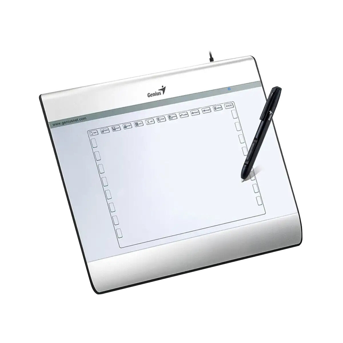 Genius EasyPen i608 graphic tablet Grey 5120 lpi 152.4 x 203.2 mm USB