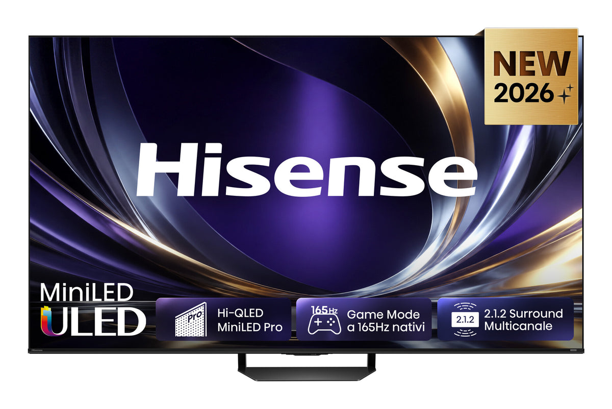 Hisense 65U7S PRO TV 165.1 cm (65") 4K Ultra HD Smart TV Wi-Fi Grey, Black 600 cd/m²