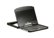 ATEN 1U Short Depth USB VGA Single Rail LCD