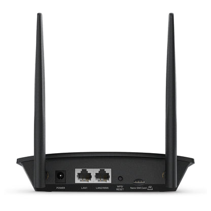 TP-Link TL-MR100 wireless router Fast Ethernet Single-band (2.4 GHz) 4G Black