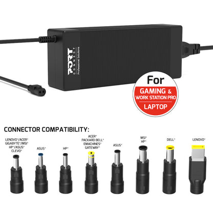 Port Designs 904001EU power adapter/inverter Indoor 250 W Black