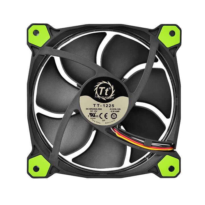 Thermaltake Riing 14 Computer case Fan 14 cm Black, Green