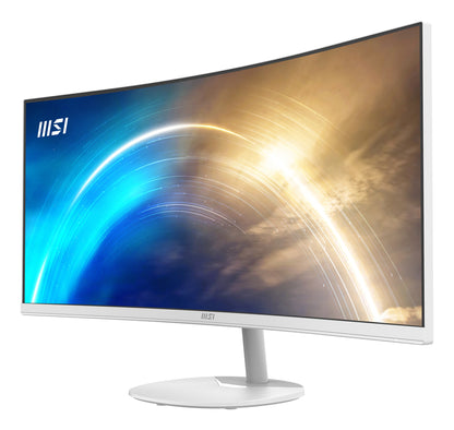 MSI Pro MP341CQW computer monitor 86.4 cm (34") 3440 x 1440 pixels UltraWide Quad HD White