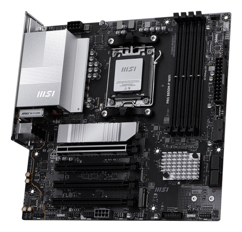 MSI PRO B850M-P WIFI motherboard AMD B850 Socket AM5 micro ATX