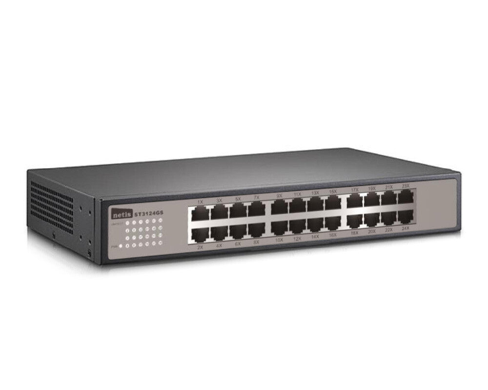 Netis System ST3124GS network switch Unmanaged Gigabit Ethernet (10/100/1000) Black