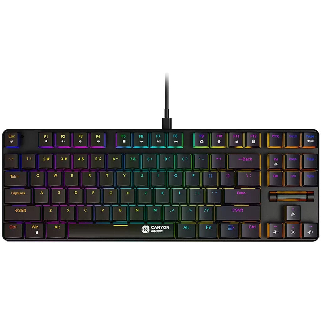 Canyon GK-50 keyboard Gaming USB QWERTY English Black
