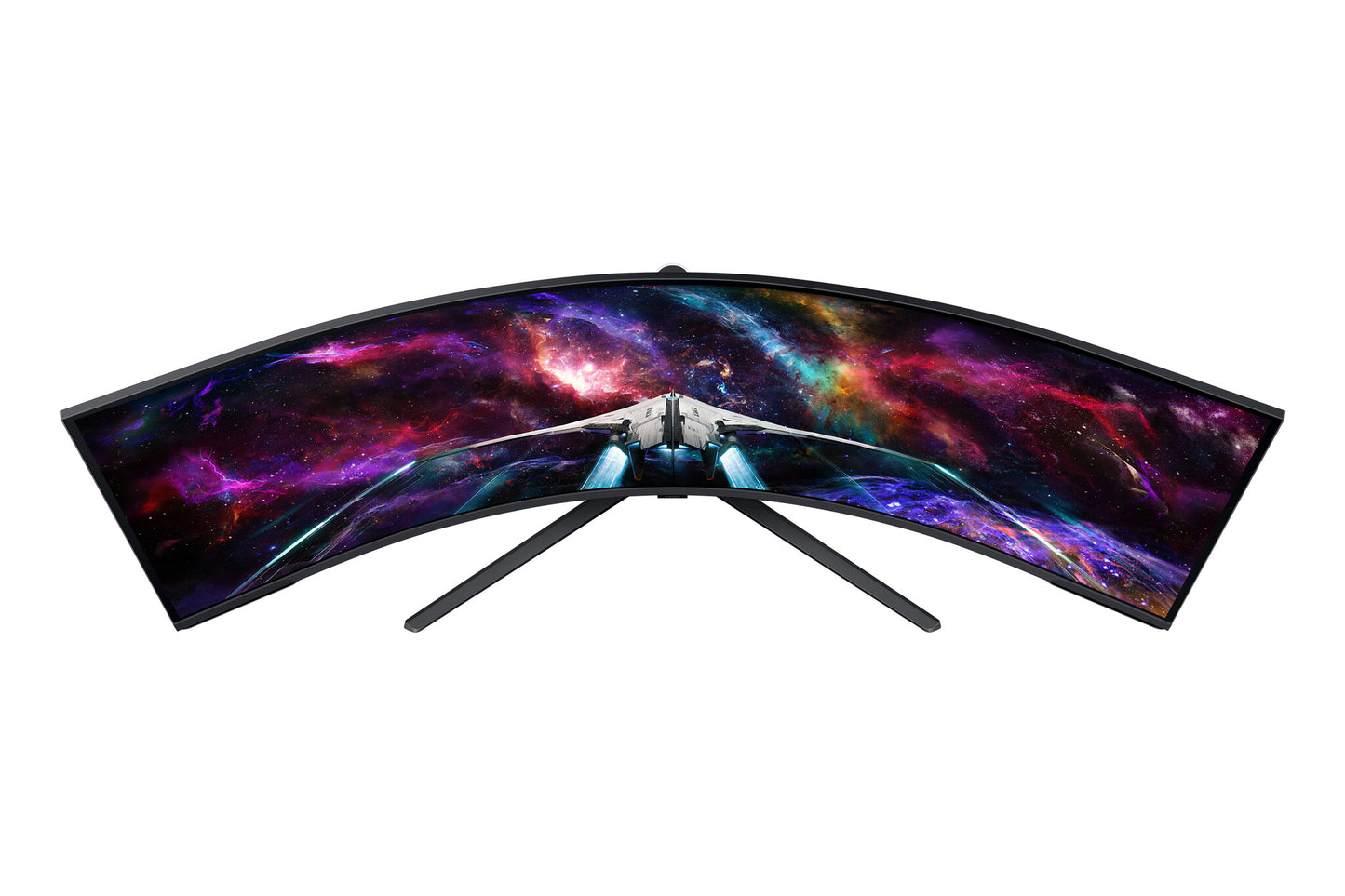 Samsung G95NC computer monitor 144.8 cm (57") 7680 x 2160 pixels Dual UHD LED Black, White