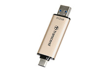 Transcend JetFlash 930C USB flash drive 512 GB USB Type-A / USB Type-C 3.2 Gen 1 (3.1 Gen 1) Gold