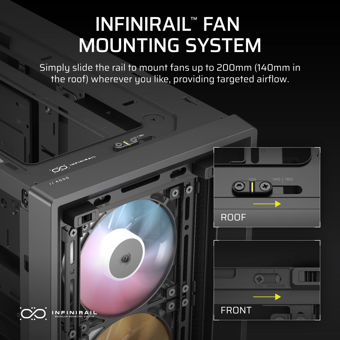 Corsair FRAME 4000D RS ARGB Midi Tower Black