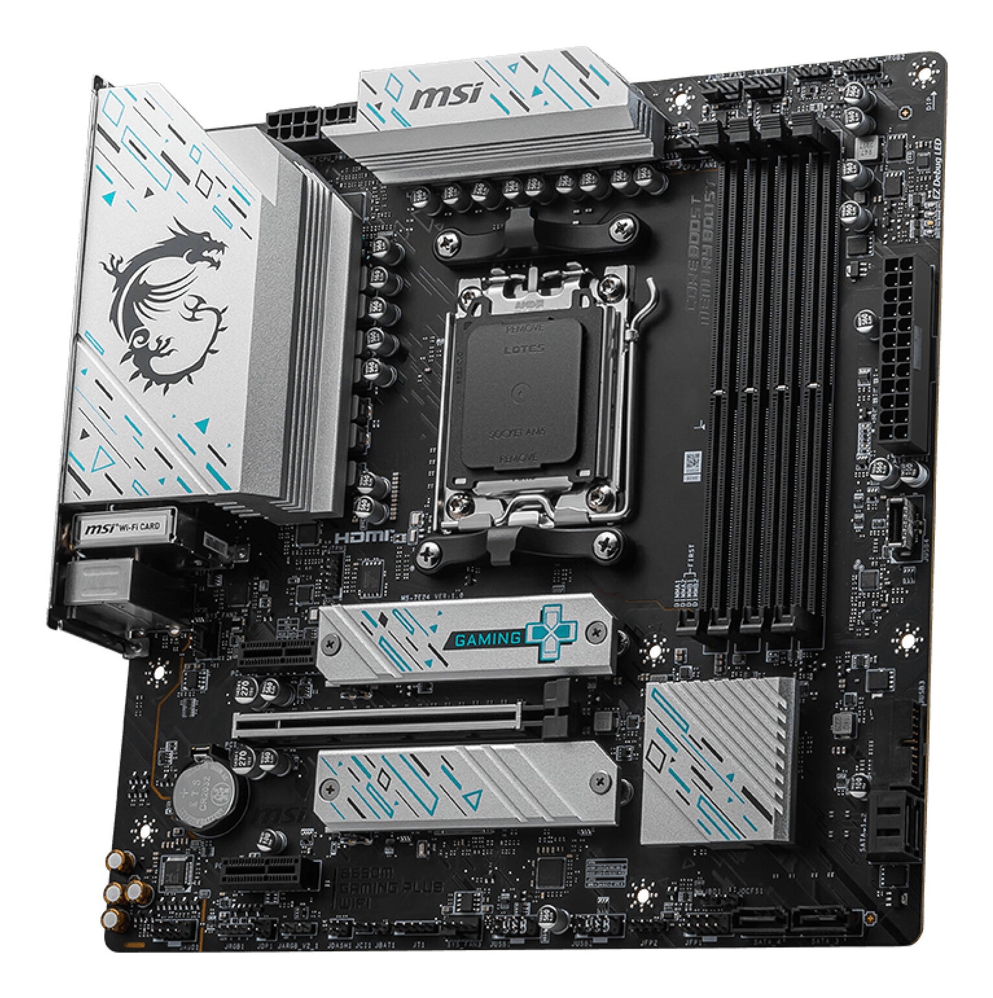MSI B650M GAMING PLUS WIFI motherboard AMD B650 Socket AM5 micro ATX