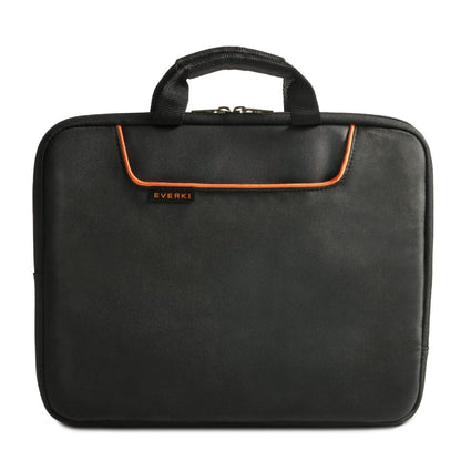 Everki EKF808S13B laptop case 33.8 cm (13.3") Sleeve case Black, Orange