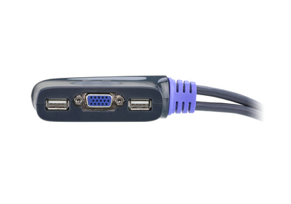 ATEN 2-Port USB KVM switch Blue