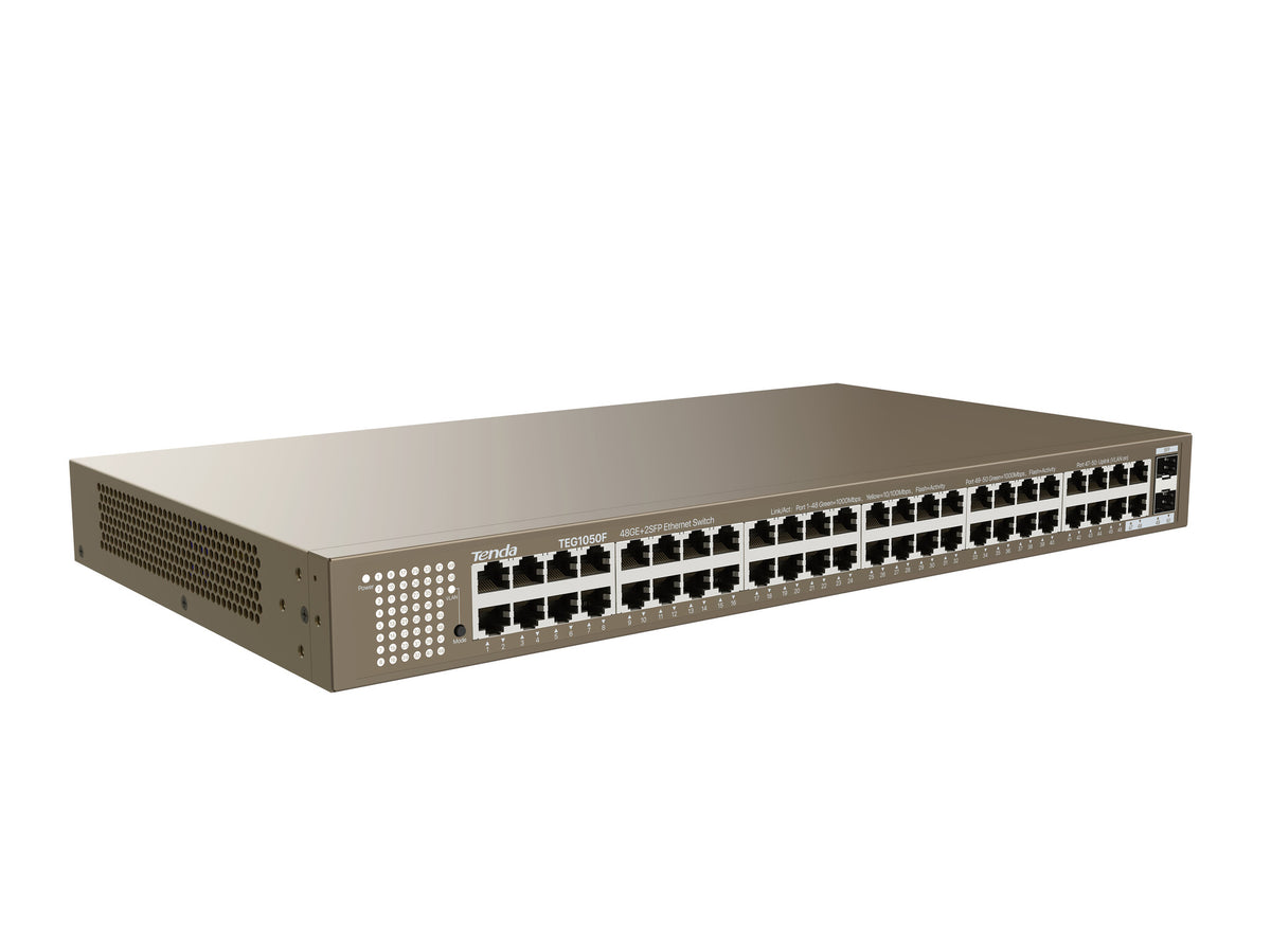Tenda TEG1050F network switch Unmanaged Gigabit Ethernet (10/100/1000) Grey