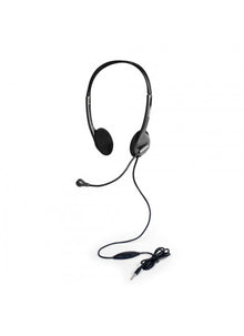 Port Designs 901603 headphones/headset Wired Head-band Office/Call center Black