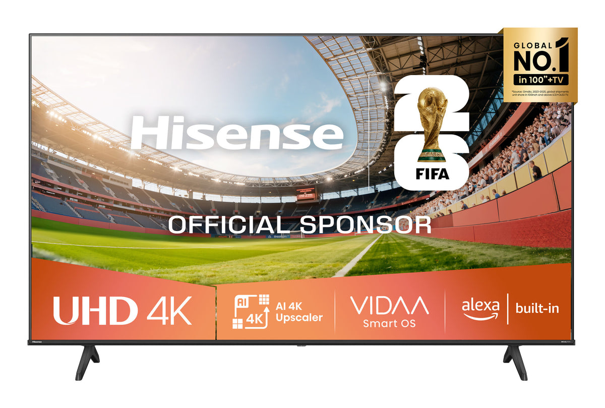 Hisense 43A6Q 109.2 cm (43") 4K Ultra HD Smart TV Wi-Fi Black 300 cd/m²