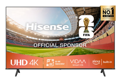 Hisense 43A6Q 109.2 cm (43") 4K Ultra HD Smart TV Wi-Fi Black 300 cd/m²