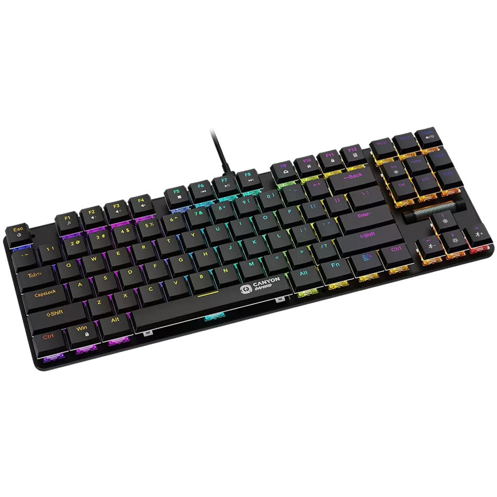 Canyon GK-50 keyboard Gaming USB QWERTY English Black