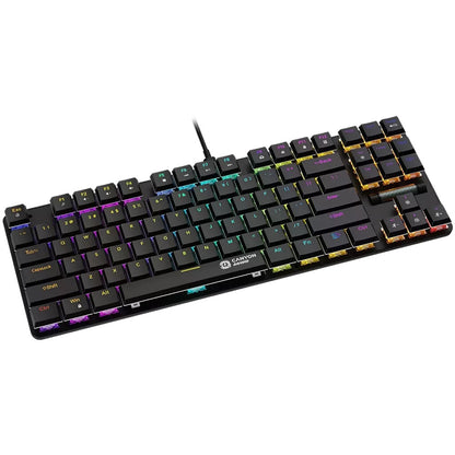 Canyon GK-50 keyboard Gaming USB QWERTY English Black