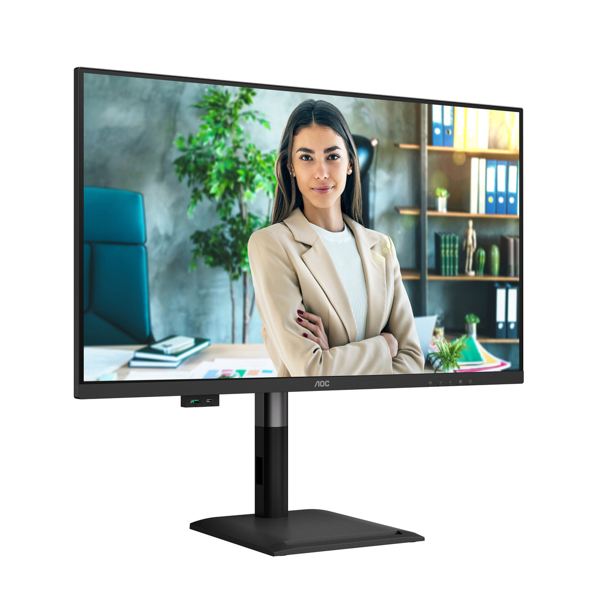 AOC P4 Q32P4C computer monitor 80 cm (31.5") 2560 x 1440 pixels Quad HD Black, Grey