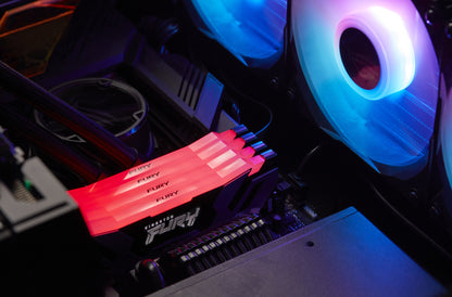 Kingston Technology FURY 32GB 6400MT/s DDR5 CL32 DIMM Renegade RGB XMP