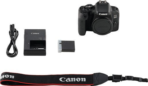 Canon EOS 800D SLR Camera Body 24.2 MP CMOS 6000 x 4000 pixels Black