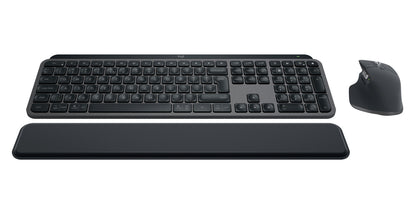 Logitech Master MX Keys Combo for Bussiness keyboard Mouse included Office RF Wireless + Bluetooth QWERTY US International Graphite