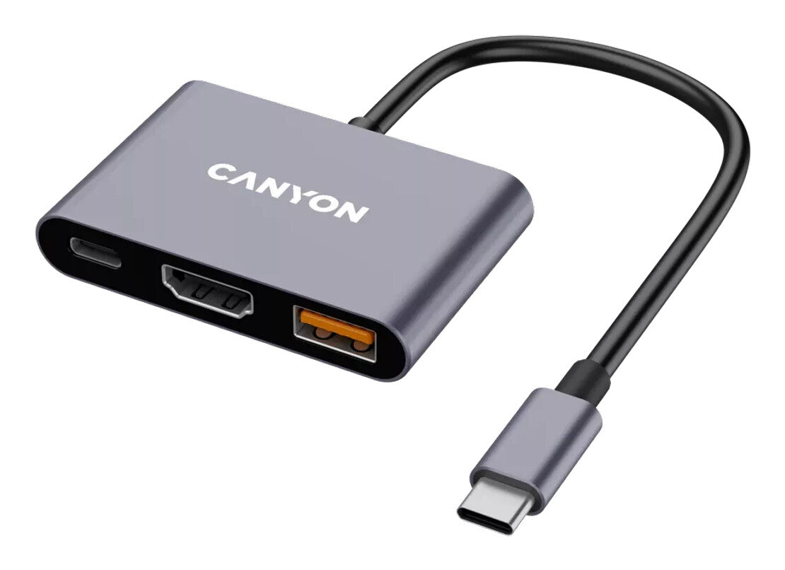 Canyon DS-4 USB Type-C 10000 Mbit/s Grey