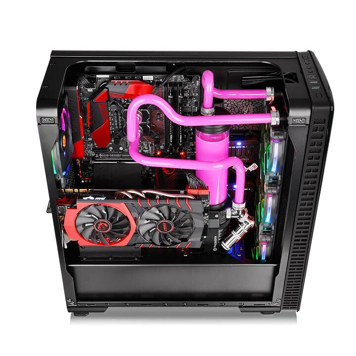 Thermaltake View 28 RGB Riing Edition Midi Tower Black